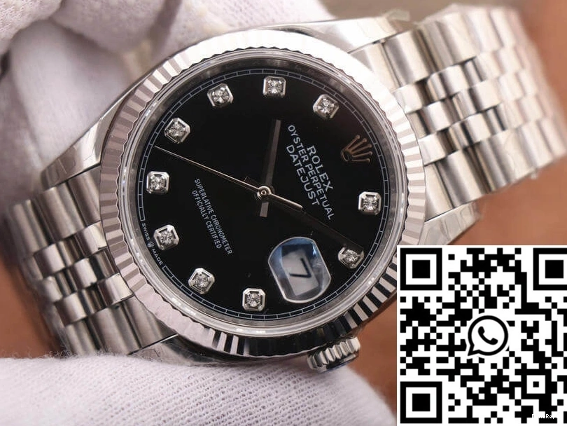 EW Datejust Diamond-set Dial M126234-0027 Factory Rolex 0224